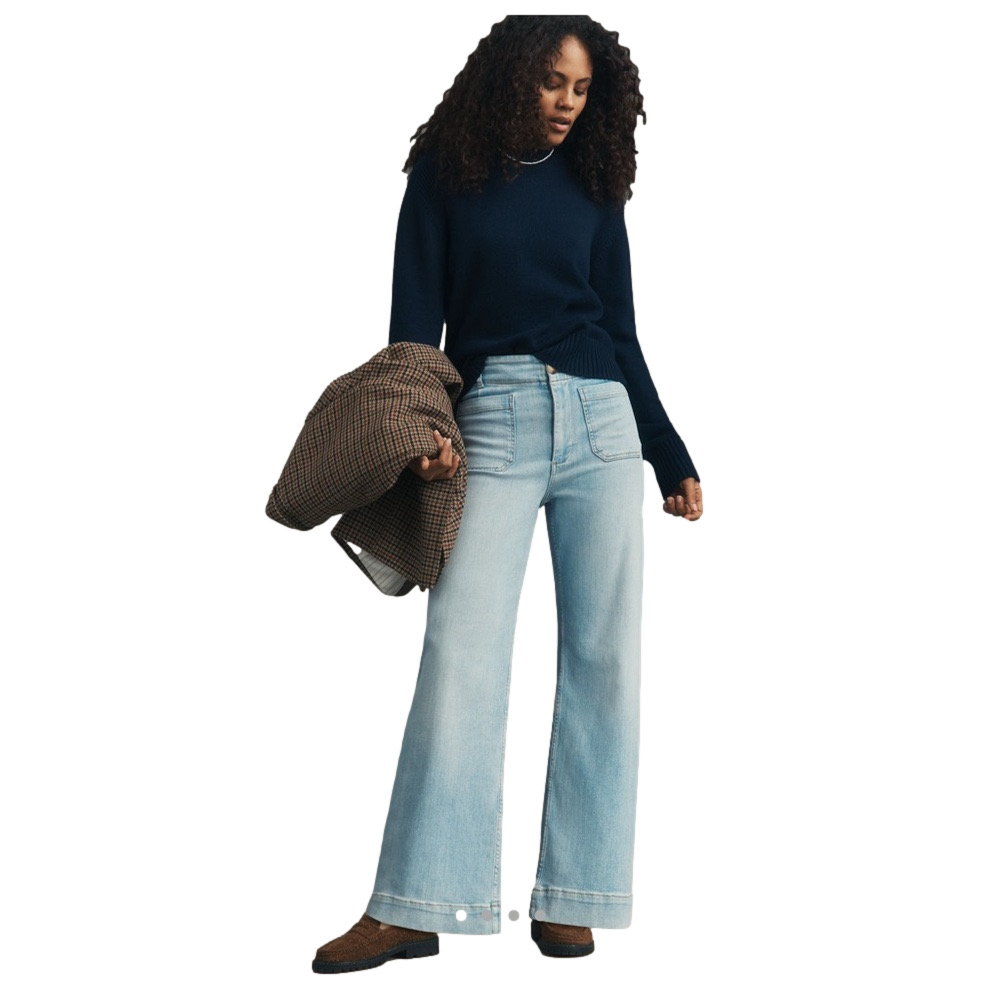 Anthropologie Maeve Colette Light Blue Jeans Size 31